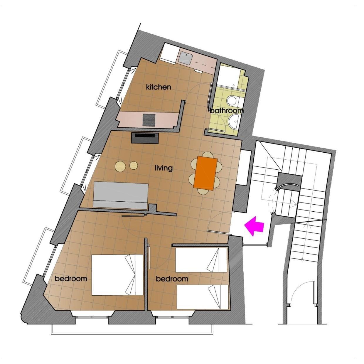 Homeyseville- Bright Apartment At Santa Cruz 6 Pax, Parking Optional Buitenkant foto
